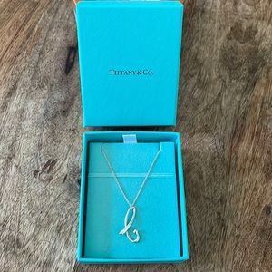 Tiffany & Co. Elsa Peretti Alphabet Necklace “b”